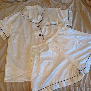White Pajama Set